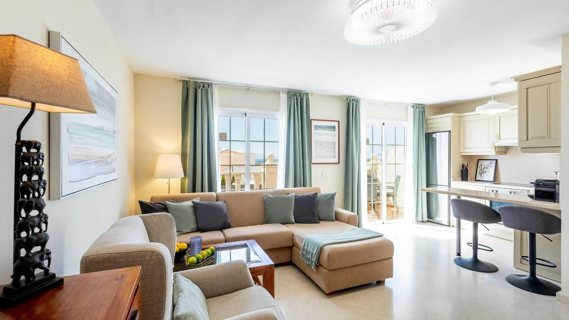 Duplex Oceanview Heated Pool, Palm-Mar Apartment 0*,  Spain